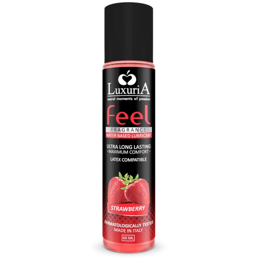 INTIMATELINE - LUXURY FEEL WATER-BASED STRAWBERRY LUBRICANT 60 ML