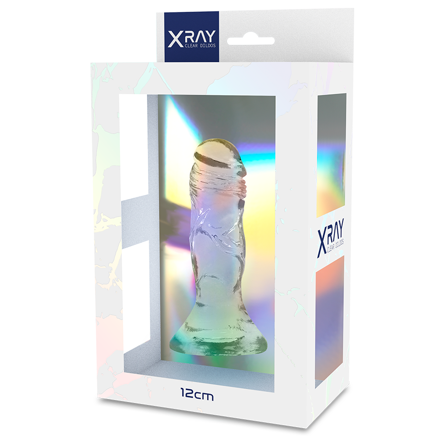 X RAY - GODEMICHET TRANSPARENT 12 CM -O- 2.6 CM