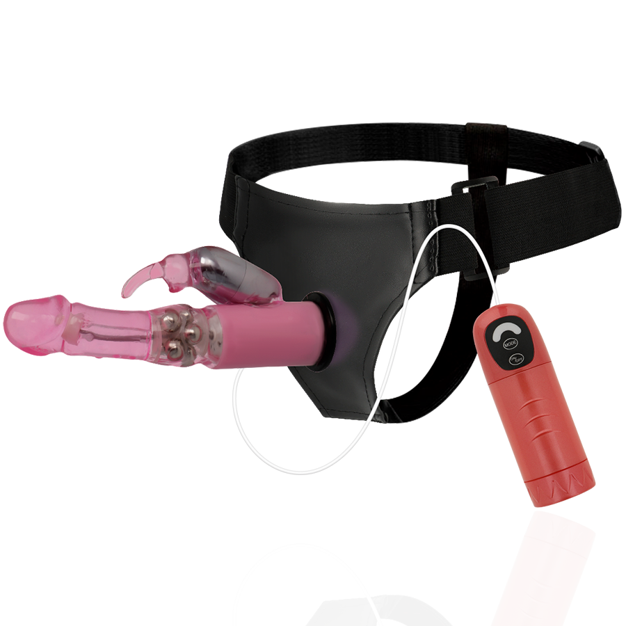 HARNAIS D'ATTRACTION - HARNAIS DANIEL AVEC VIBRATION ET ROTATION 18 CM -OU- 3.5 CM