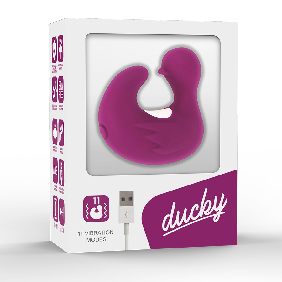 COVERME - DÉ À COUDRE EN SILICONE STIMULANT RECHARGEABLE DUCKYMANIA