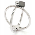 METAL HARD - CRISS CROSS MENOTTES RESTRICTIONS EN ACIER INOXYDABLE