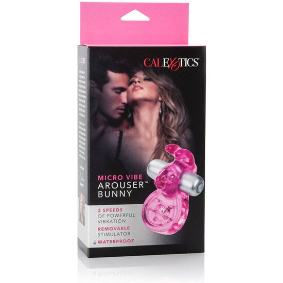CALEXOTICS - MICRO VIBE AROUSER BUNNY ANNEAU VIBRANT ROSE