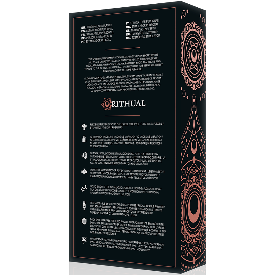 RITHUAL - ANUSARA MOTEUR DOUBLE RECHARGEABLE 2.0 NOIR