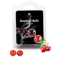 SECRETPLAY - BILLES BRÉSILIENNES CERISE SET 2 BILLES