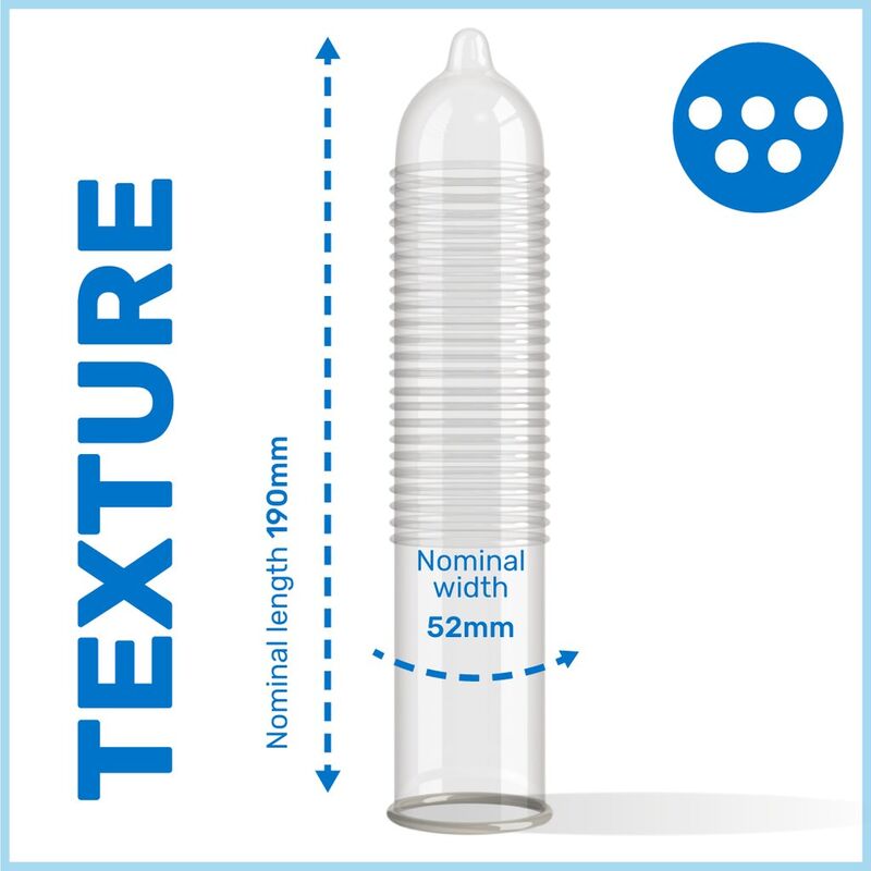 INTERN - DOTTLED CONDOMS MS PLEASURE 3 UNITS