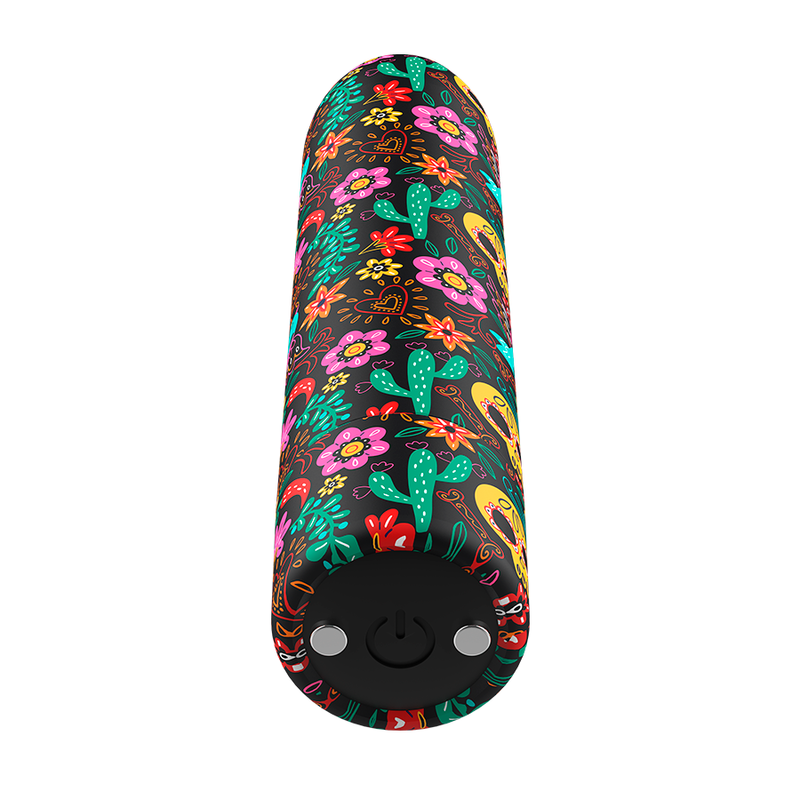 CUSTOM BULLETS - SKULL RECHARGEABLE BULLET 10 INTENSITY LEVELS