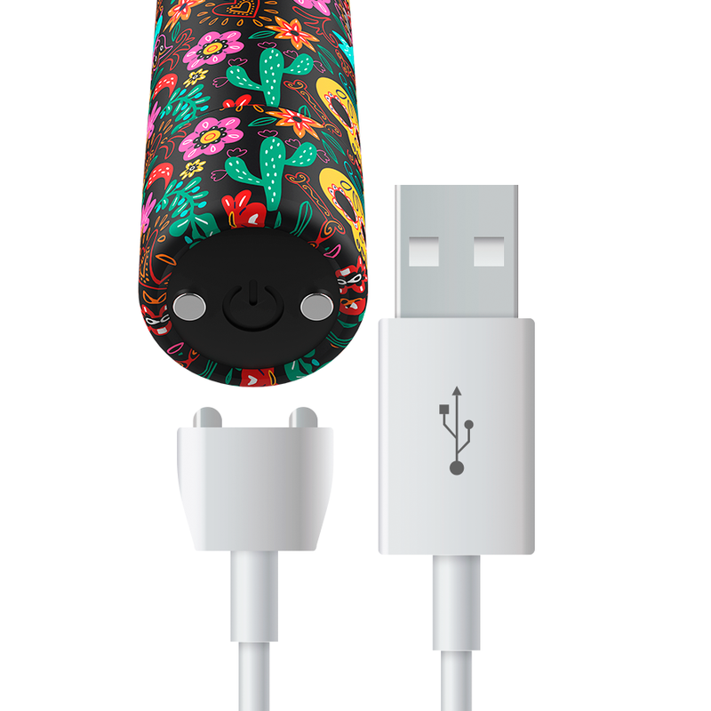 CUSTOM BULLETS - SKULL RECHARGEABLE BULLET 10 INTENSITY LEVELS