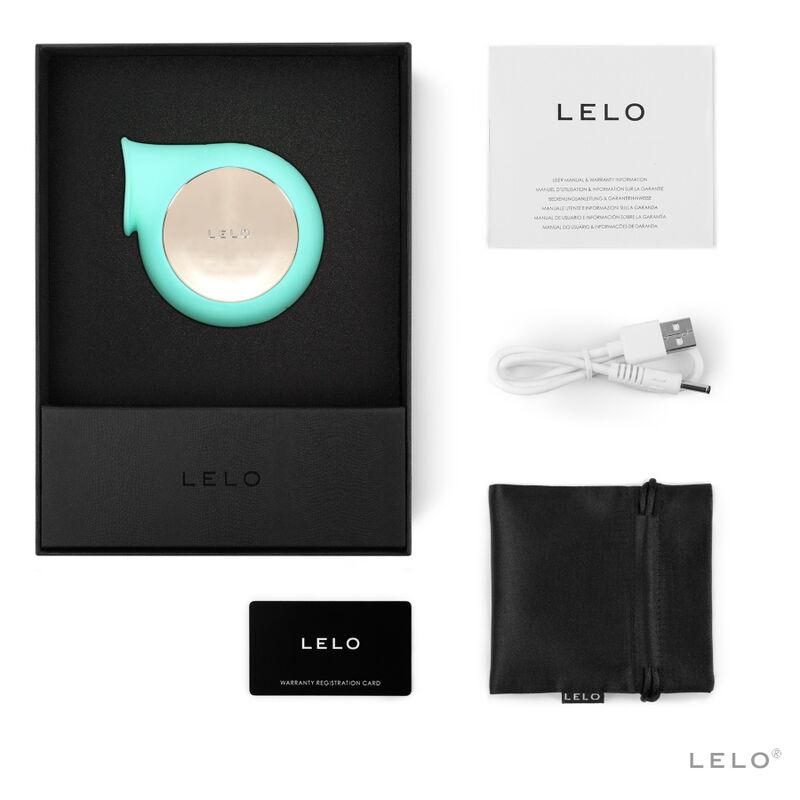 LELO - SILA ESTIMULADOR POR ONDAS DE CLITORIS VERDE AGUA