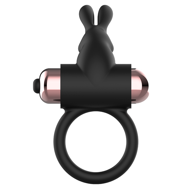 COQUETTE CHIC DESIRE - ANNEAU PÉNIS VIBRANT NOIR / OR