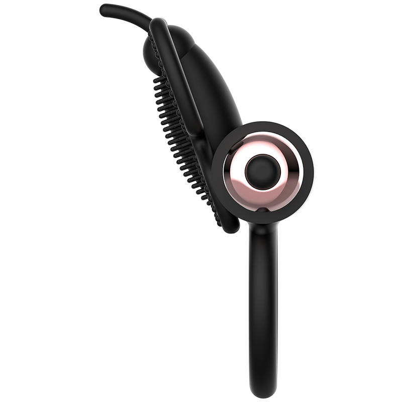 COQUETTE CHIC DESIRE - ANNEAU VIBRANT PAPILLON NOIR / OR