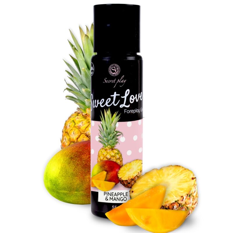 SECRETPLAY - GEL DOUX AMOUR MANGUE & ANANAS 60 ML