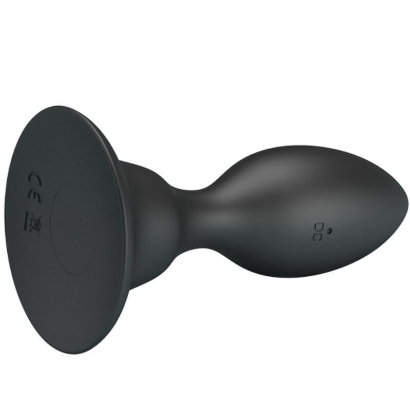 MR PLAY - VIBRATING ANAL PLUG BLACK REMOTE CONTROL