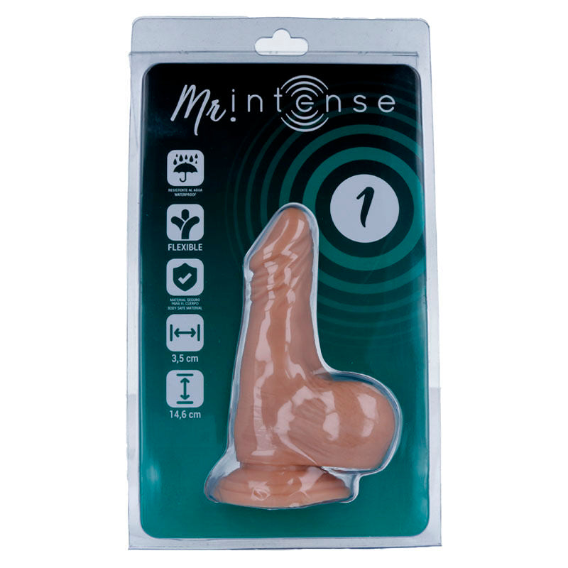 MR INTENSE - 1 PÉNIS RÉALISTE 14,6 CM -Ø- 3,5 CM