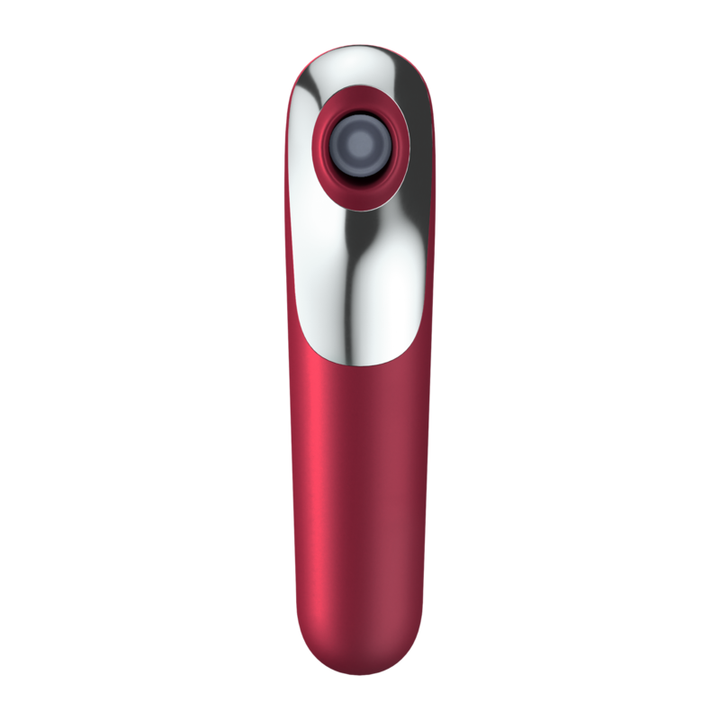 SATISFYER - DUAL LOVE VIBREUR ET STIMULATEUR CLITORIDIEN À AIR PULSÉ ROUGE