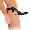 SÉRIE FETISH FANTASY - HARNAIS VIBRANT CREUX POUR LUI ET ELLE NOIR 14CM