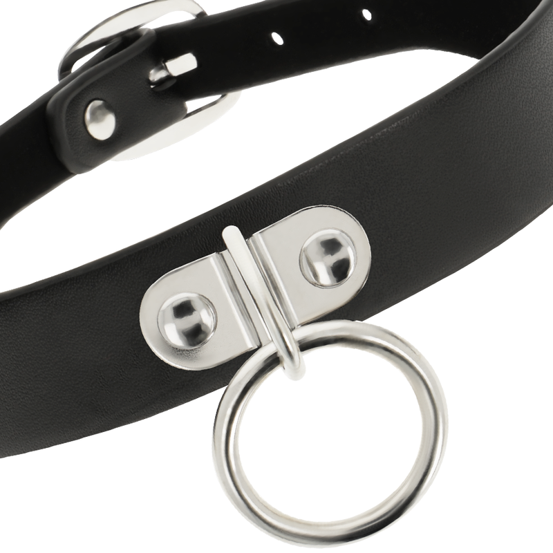 COQUETTE CHIC DESIRE - COLLIER CUIR VÉGÉTALIEN ACCESSOIRE FEMME FÉTICHE
