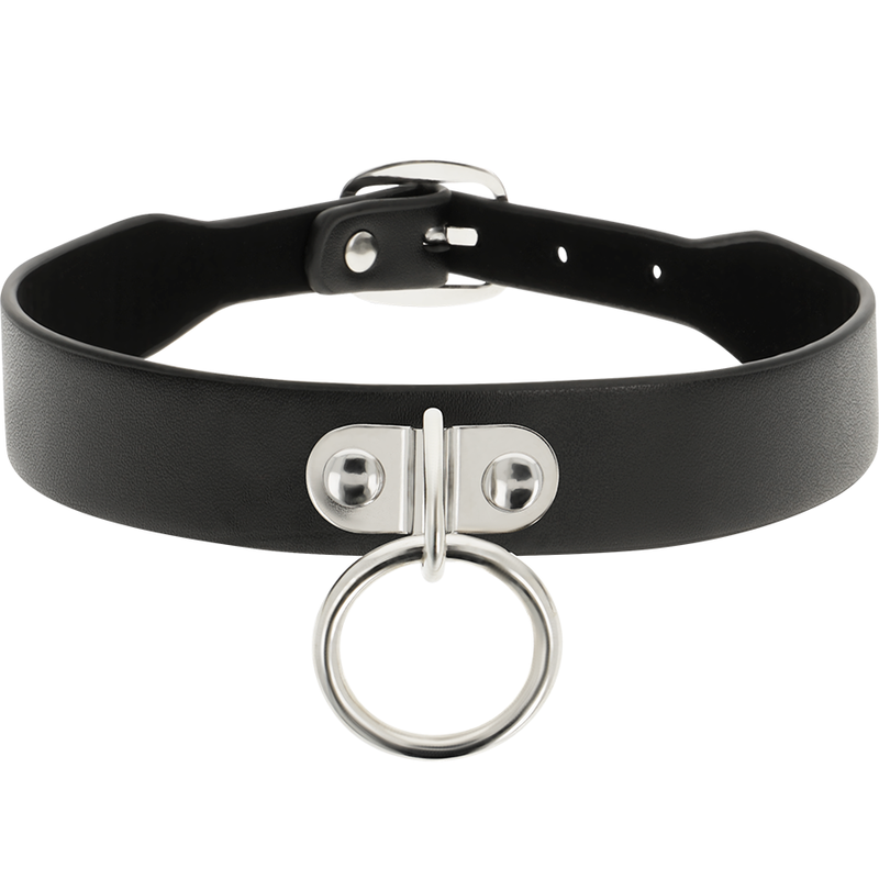 COQUETTE CHIC DESIRE - COLLIER CUIR VÉGÉTALIEN ACCESSOIRE FEMME FÉTICHE