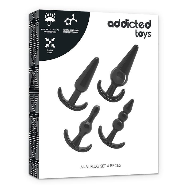 ADDICTED TOYS - SET DE 4 PLUGS ANaux