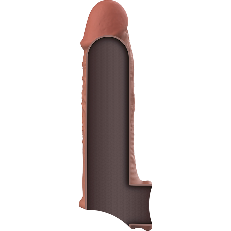 VIRILXL - EXTENSION DE PÉNIS SILICONE LIQUIDE V9 MARRON