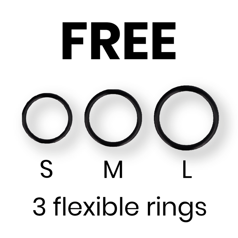 CYBER SILICOCK - SILICONE 3-RING HARNESS
