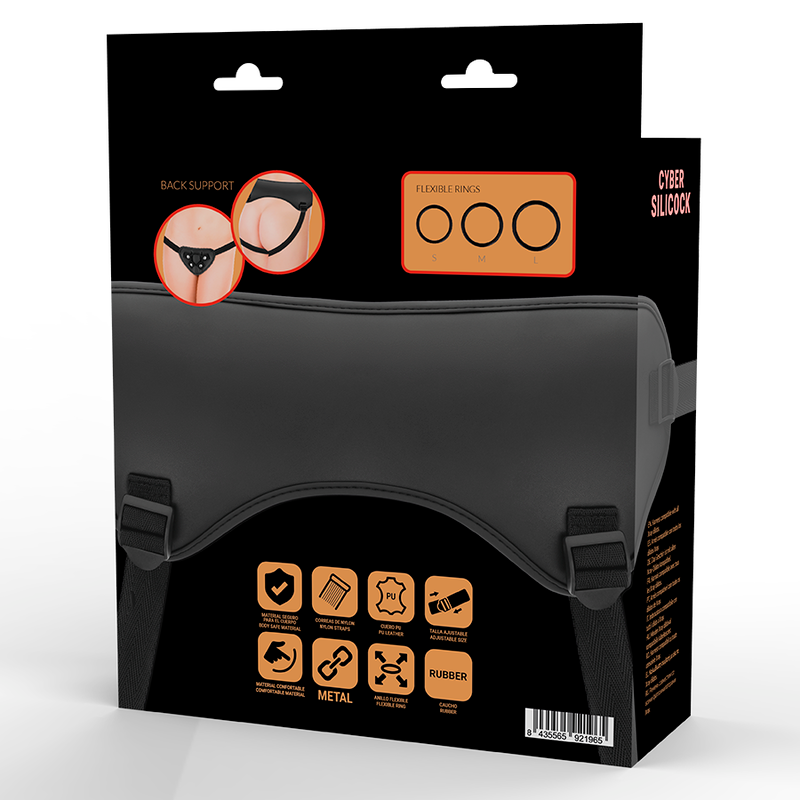 CYBER SILICOCK - SILICONE 3-RING HARNESS