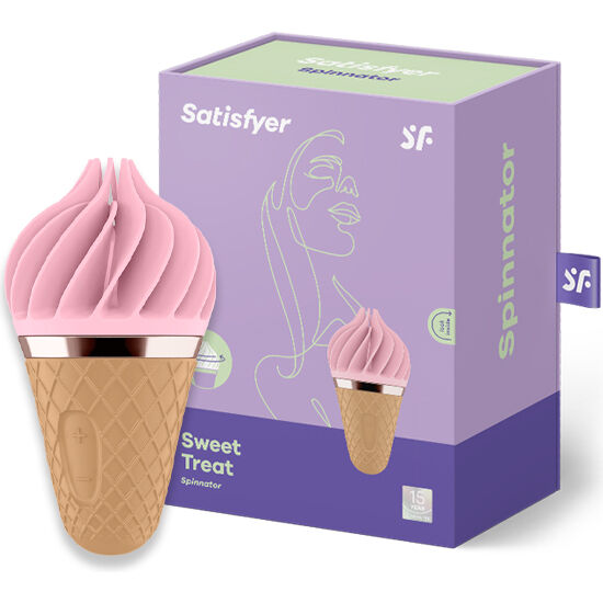 SATISFYER - SWEET TREAT SPINNATOR MARRON & ROSE