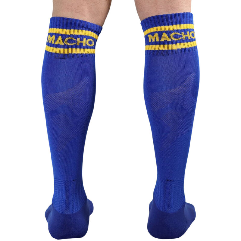 HOMME - CHAUSSETTES LONGUES TAILLE UNIQUE BLEU