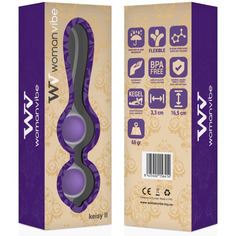 WOMANVIBE - KEISY II BOULES EN SILICONE