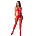 PASSION - WOMAN BS084 BODYSTOCKING ROUGE TAILLE UNIQUE