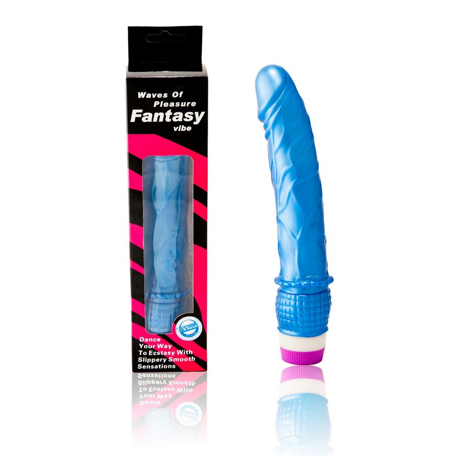 BAILE - WAVES OF PLEASURE VIBRATEUR 23 CM BLEU