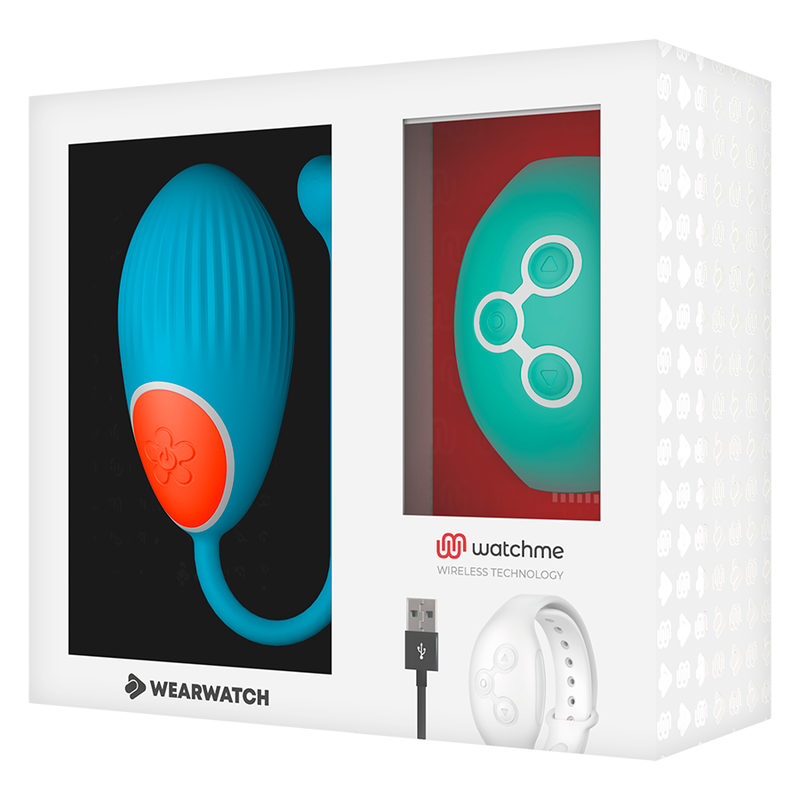 WEARWATCH - ŒUF TÉLÉCOMMANDE TECHNOLOGY WATCHME BLEU / AIGUE-MARINE