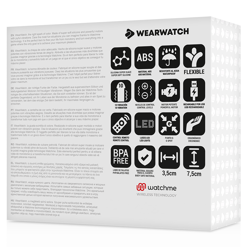 WEARWATCH - ŒUF TÉLÉCOMMANDE TECHNOLOGY WATCHME BLEU / AIGUE-MARINE