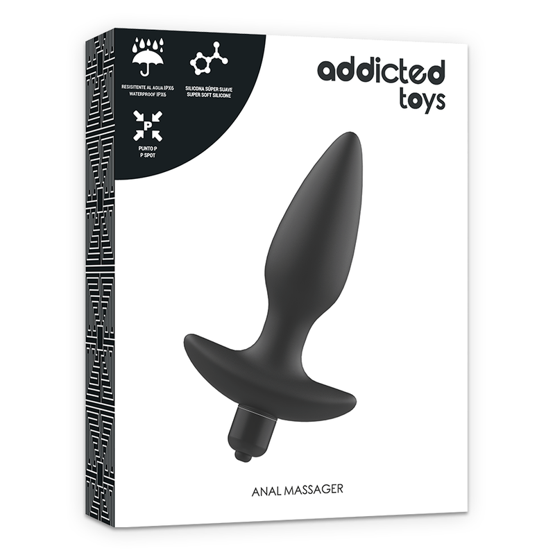 ADDICTED TOYS - PLUG ANAL VIBRANT NOIR