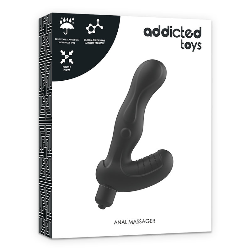 ADDICTED TOYS - STIMULATEUR ANAL PROSTATE SILICONE VIBRO P-SPOT